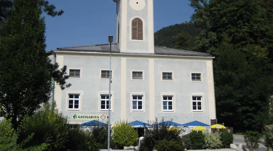 Historisches Kolowrat-Sudhaus in Bad Ischl, wo die Sole aus Perneck versotten wurde